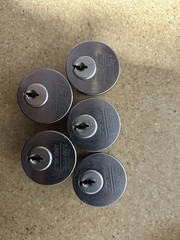 CORBIN RUSSWIN MORTISE CYLINDER L4 Keyway 626 Satin Chrome LOT of 5