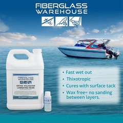 Fiberglass Warehouse Polyester Laminating Resin – Marine Grade – 1 1 Gallon