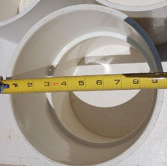 Open Box New Charlotte Pipe 8 Inch PVC Coupling Hub x Hub 8″