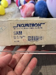 ASSA ABLOY SECURITRON SAM SAMB SHEAR ALIGNING MAGNALOCK 1200LBS 12/24VDC
