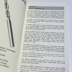 Premier Maintenance Drilling & Tapping Handbook Vtg 1986 USA