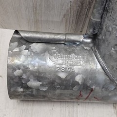 Champion Miter 28GA Half Round Inside Miter Galvanize Gutter Corner Roof #3