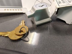 TDK-7 Stick-On Showcase Lock Key #60