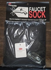 Custom Products 3M Thinsulate Outdoor Wall Faucet Sock Cover, Small