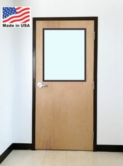 Commercial Birch Wood Door Interior BRAND NEW LH 36″x84″ w/Lite