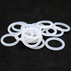 White 1.5mm Cross Section Food Grade Silicone Rubber O-Rings Sealing ID 1mm-77mm