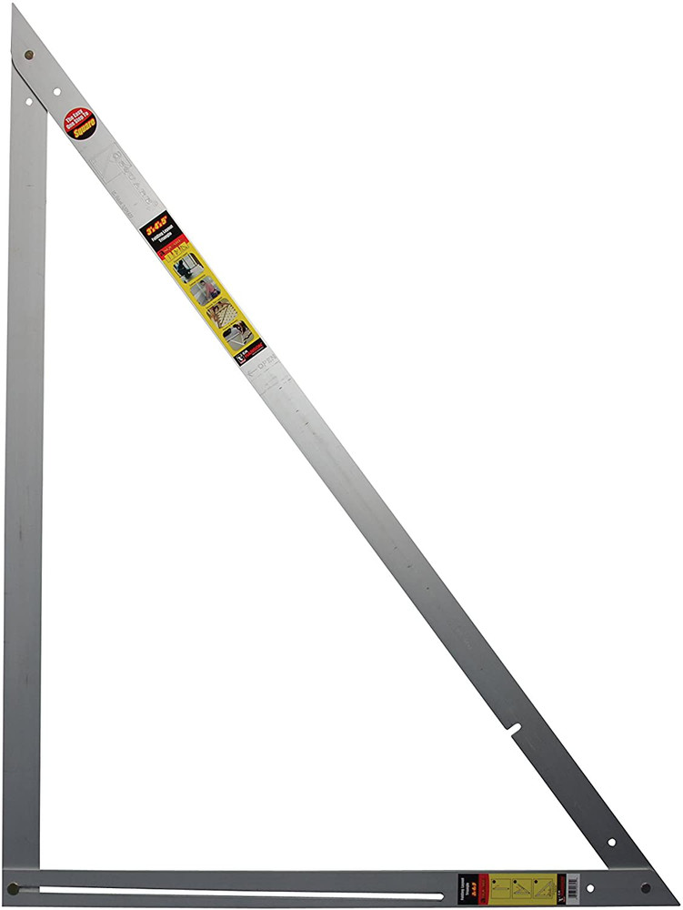 CH Hanson 345EK 3 feet x 4 feet x 5 feet 90 degree Aluminum Folding Asquare