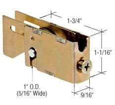 1″ Steel Ball Bearing Sliding Glass Door Roller with 9/16″ Wide Housing – Packa