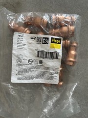 Viega ProPress 3/4 x 1/2 in Copper Reducer Smart Connect Zero Lead 10-Pack 78147
