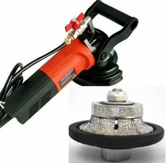 Granite stone wet polisher 1″ 25mm 1 1/4″ 30mm Demi Bullnose profiler wheel