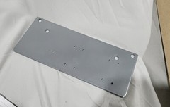 LCN 4040XP-18PA AL Drop Plate,Silver,Alum,12-1/4 in. L