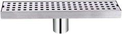 30cm Shower Channel Stainless Steel Drain Channel Floor Drain, Self Cleaning Siphon with…