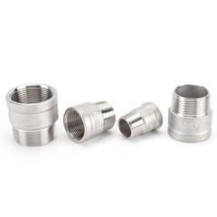 BSP Male to Female Stainless Fitting Adapter Connector 1/8 1/4 3/8 1/2 3/4 to 2