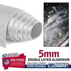 5MM Reflective Foam Foil Insulation Radiant Bsrrier Roll 40″×80″ Water Resistant