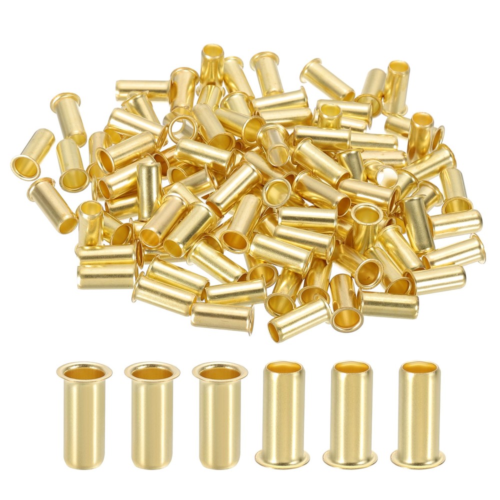 100Pcs 5/16″ Brass Compression Fittings Compression Insert Tube Fitting