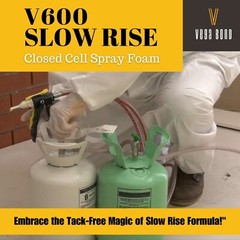 Vega Bond V600 Slow Rise Closed Cell Spray Foam Kit -600 Board Feet Coverage