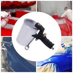 Gelcoat Dump handheld Spray Gun+ FN5 5/32″ Fiber-Reinforced Nozzle 4mm+2X Cups