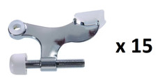 *15* Hardware Essentials Chrome Hinge Pin Door Stop for Hollow Core Doors 852354