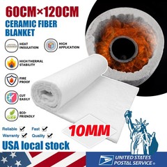 47.2inch x 23.6inch Ceramic Fiber Blanket For High Temperature Pipe Insulation