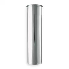 1-1/2 Dia, Brass, Chrome/Brass, Kitchen, Tailpiece, 1Pnr9