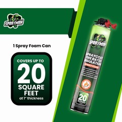 Sprayman Spraycoat Fire Rated Closed Cell Insulation Foam Kit 27.1oz 12 Pack