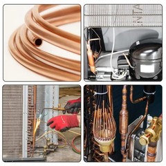 Copper pipe/tube/plumbing/microbore/water/gas/diy – Ø 2mm/3mm/4mm/5mm/6mm-25mm
