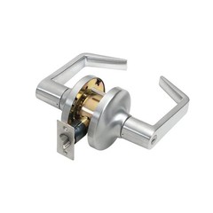 Tell LC1286 CTL Grade 1 Storeroom Lever Lockset Satin Chrome 2-3/4″ US26D