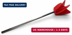 Paint Mixer Drill Attachment – Helix Mixer for 1 Gallon of Paint Epoxy, Resin, S