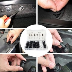 100Pieces Bumper Retainer Clips Car Rivets Fasteners Retainer Kit and Removers