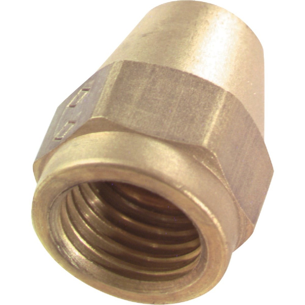 Do it 1/4 In. Brass Low Lead Short Flare Nut 458640 Pack of 5 SIM Supply, Inc.