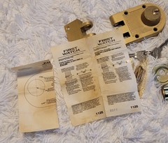 First Watch Double Cylinder Bolt Interlocking Deadbolt 1125