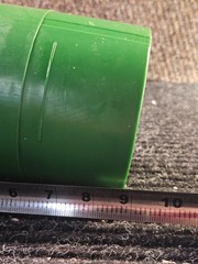 (QTY 10) 5″ Non-Metallic Holform Concrete Sleeve Form 5″ OD X 8-3/4″ L , Green