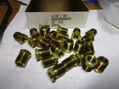 1/8NPT x 1/4NPT Brass Adapter Reducer QTY 25