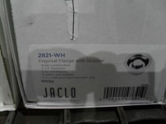 Jaclo 2821-WH Disposal flange with stopper White