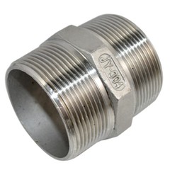 2″ 2 inch in Male Pipe Fitting Hex Nipple NPT Stainless Steel SS304 connector