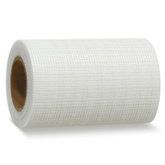 Fiberglass Drywall Joint Tape Mesh, Self~Adhesive, 6in x 75ft, White