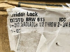 Schlage ND73TD-BRW-613 Corridor Lock 6-247 Deadlatch 1/2 Throw FOR PARTS
