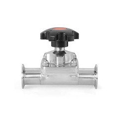 1/2″ 3/4″ 1″ to 4-1/4″ Stainless Steel 316L Tri-Clamp Sanitary Diaphragm Valve