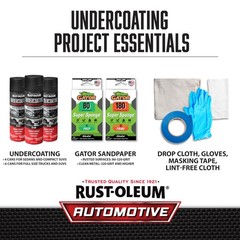 Rust-Oleum 248657 Rubberized Undercoating Spray, 15 Ounce (Pack of 1), Black