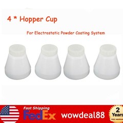 8 pcs hopper cup Bottle for powder coating system PC02 PC03 paint spray gun
