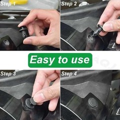 100Pcs Auto Trim Clip Panel Fasteners Car Truck Push Retainer Pin Rivet Clip Kit