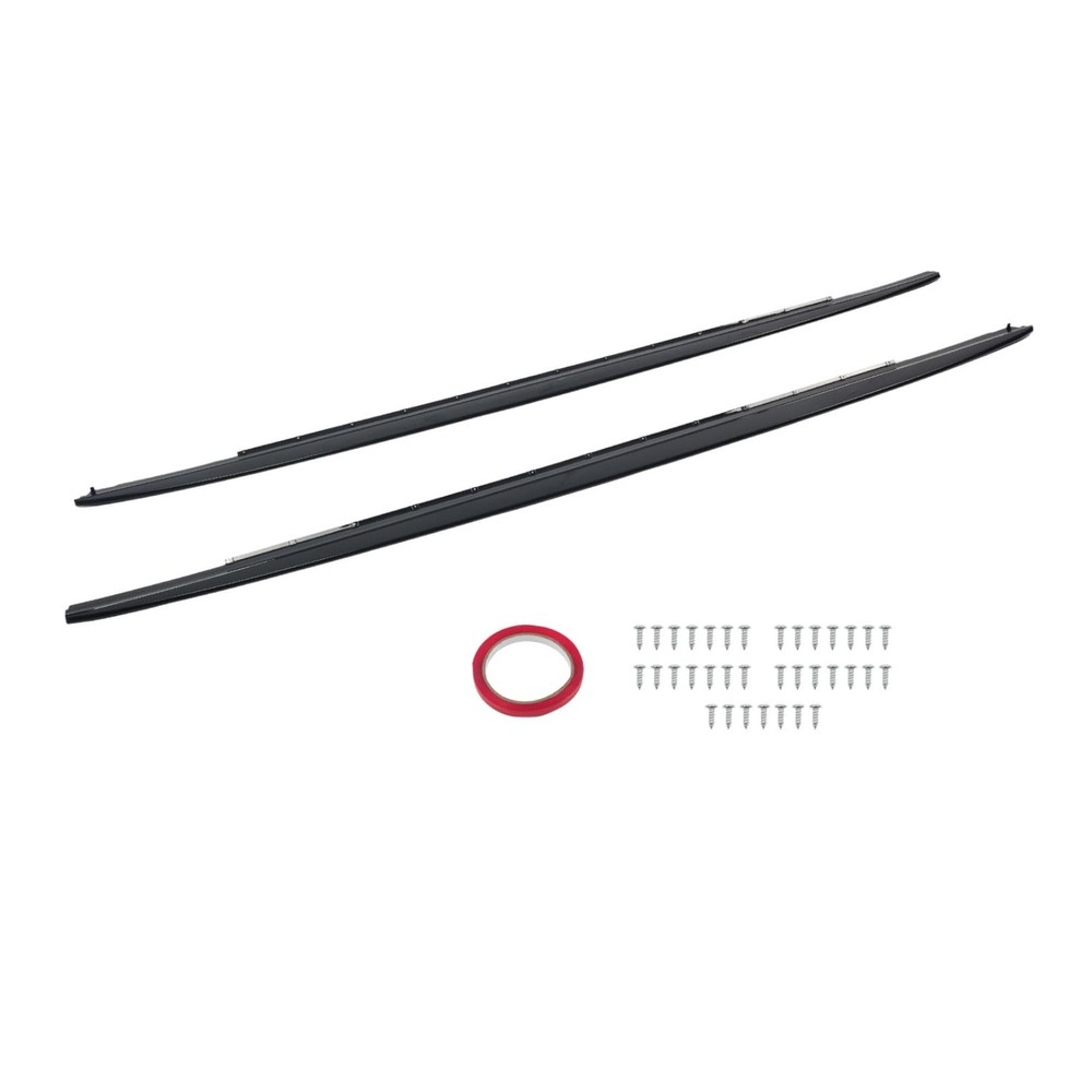 Side Skirts Extension for 5 Series G30 M Sport 2017-2023 Glossy Black ABS
