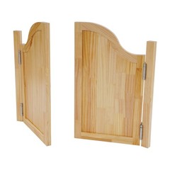Modern Partition Door Log Color Swing Solid Wood Doorfor Shop Entrance Partition
