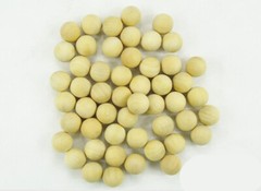 6mm-90mm Natural Solid Round Wooden Ball Bandmade DIY Small Beads Without Holes