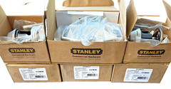 Lot of 4 Stanley Passage Handle QTL 230E626SAFLR & 3 Deadbolt QDB280626S4DBSKWKA