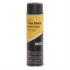 Transtar Autobody Products 4653 – 2 in 1 Trim – 20 oz Aerosol Can – Satin Black