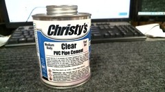Christys Clear PVC Pipe Cement 16 oz. NEW GR8 BUY!!!