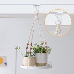 Wakhow 10 Pairs Drop Ceiling Hooks for Hanging, Suspended Track Ceiling Tile Cli