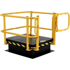 Global Industria Roof Hatch Safety Railing Galvanized 36″x24″ 36″x30″