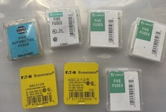 Littelfuse Eaton Bussman AGC 2-1-2-R AGC 4 312020P Fast-Acting Glass Fuse (LOT)
